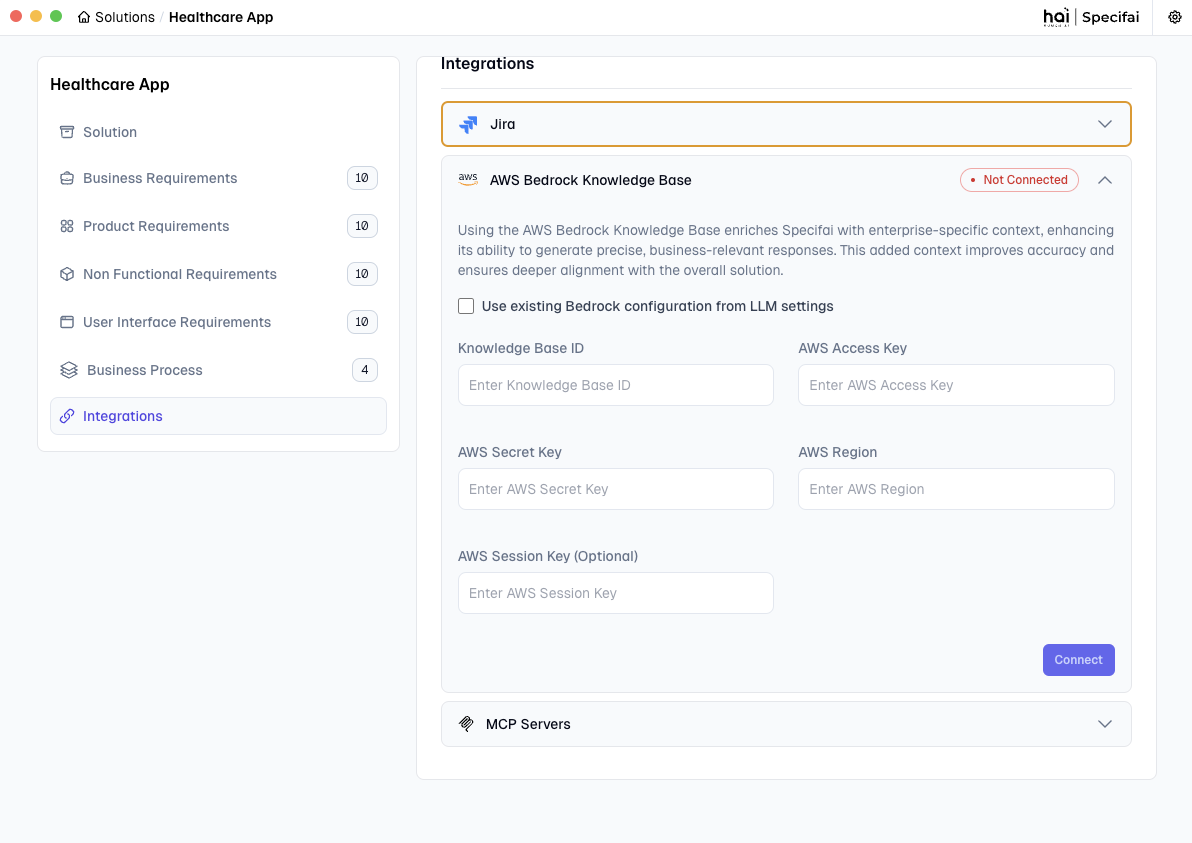 AWS Bedrock Configuration