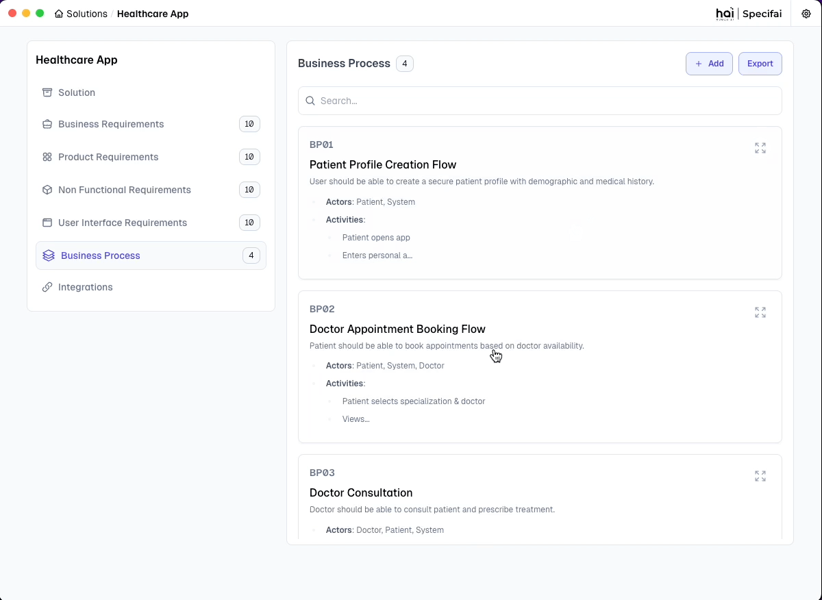 Business Process Flow Visualization