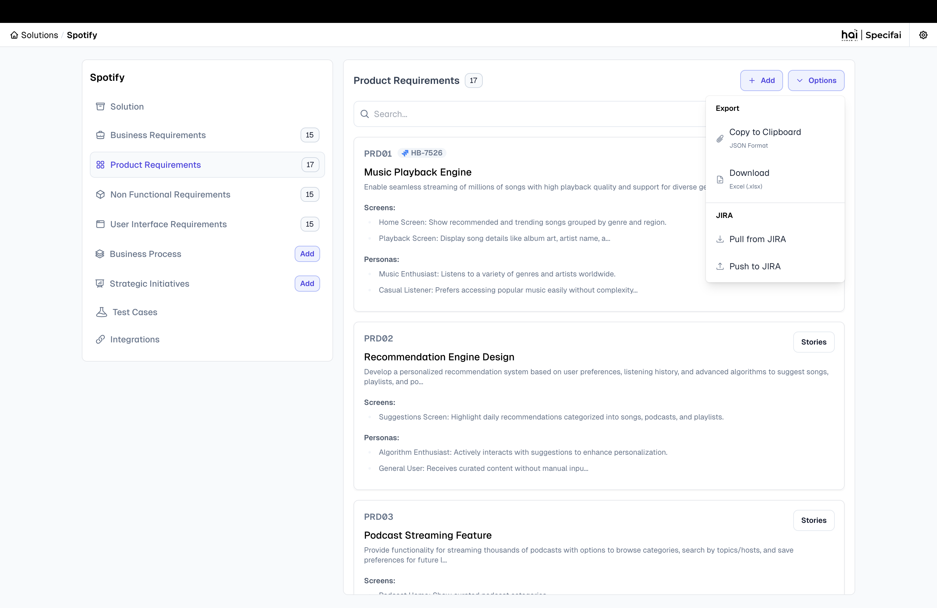 Sync with Jira Option